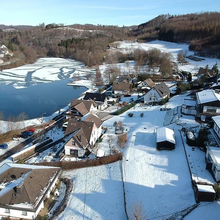 Exklusive Ferienwohnung 'Agger-Blick' Mit Grosser Seeblick-Terrasse & Sauna Gummersbach Exterior foto